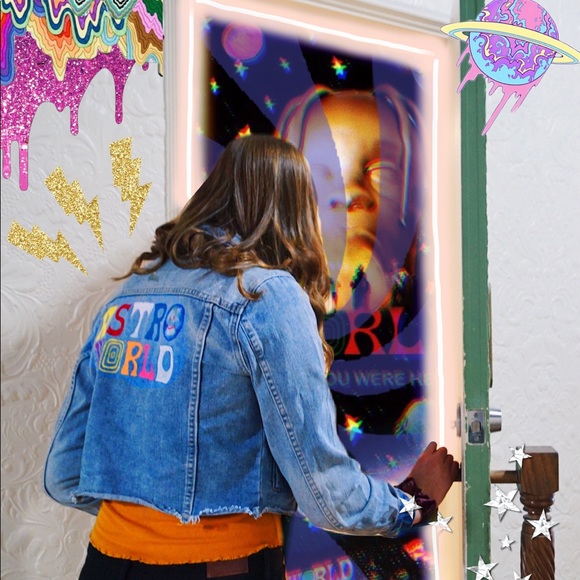 astroworld jean jacket